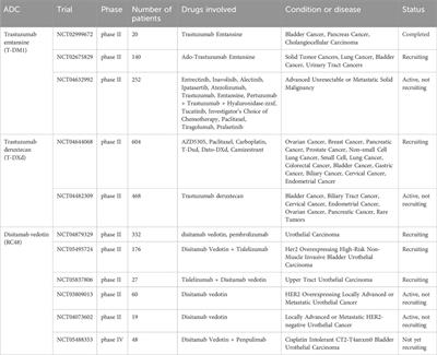 Antibody-drug conjugates targeting HER2 for the treatment of urothelial carcinoma: potential therapies for HER2-positive urothelial carcinoma
